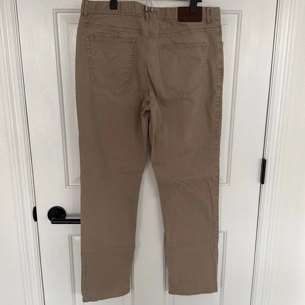 Michael Kors Men's Tailored Fit Five Pocket Twill Pant Size 34 - Picture 2 of 6